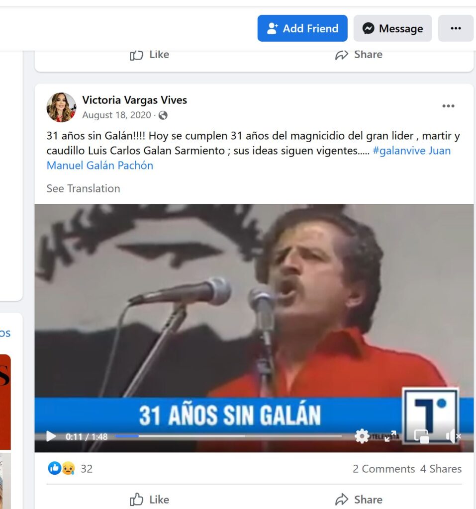 Las falsas acusaciones a Roberto Márquez le sirvieron a Viviana Vargas Vives para lanzarse en la política en el partido de lps Galán.